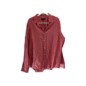Banana Republic Size XL Men's Long Sleeve Linen Slim Fit Button Up Shirt